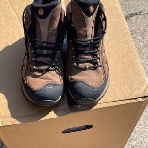Merrell Men's Brown and Black Hiking Boots